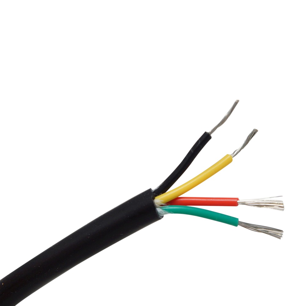 4 core 22AWG silicone cable (1 meter)